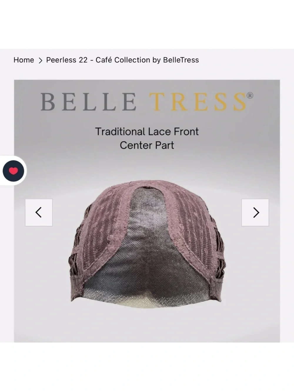 Belle tress peerless 22” wig